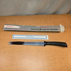 Vintage Quikut Sharpkut Surgical Stainless Steel Varve & Serve Knife Lifetime 8"
